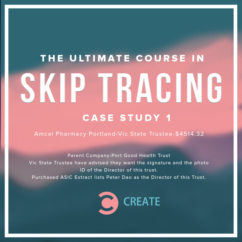 Skip Tracing Create Business