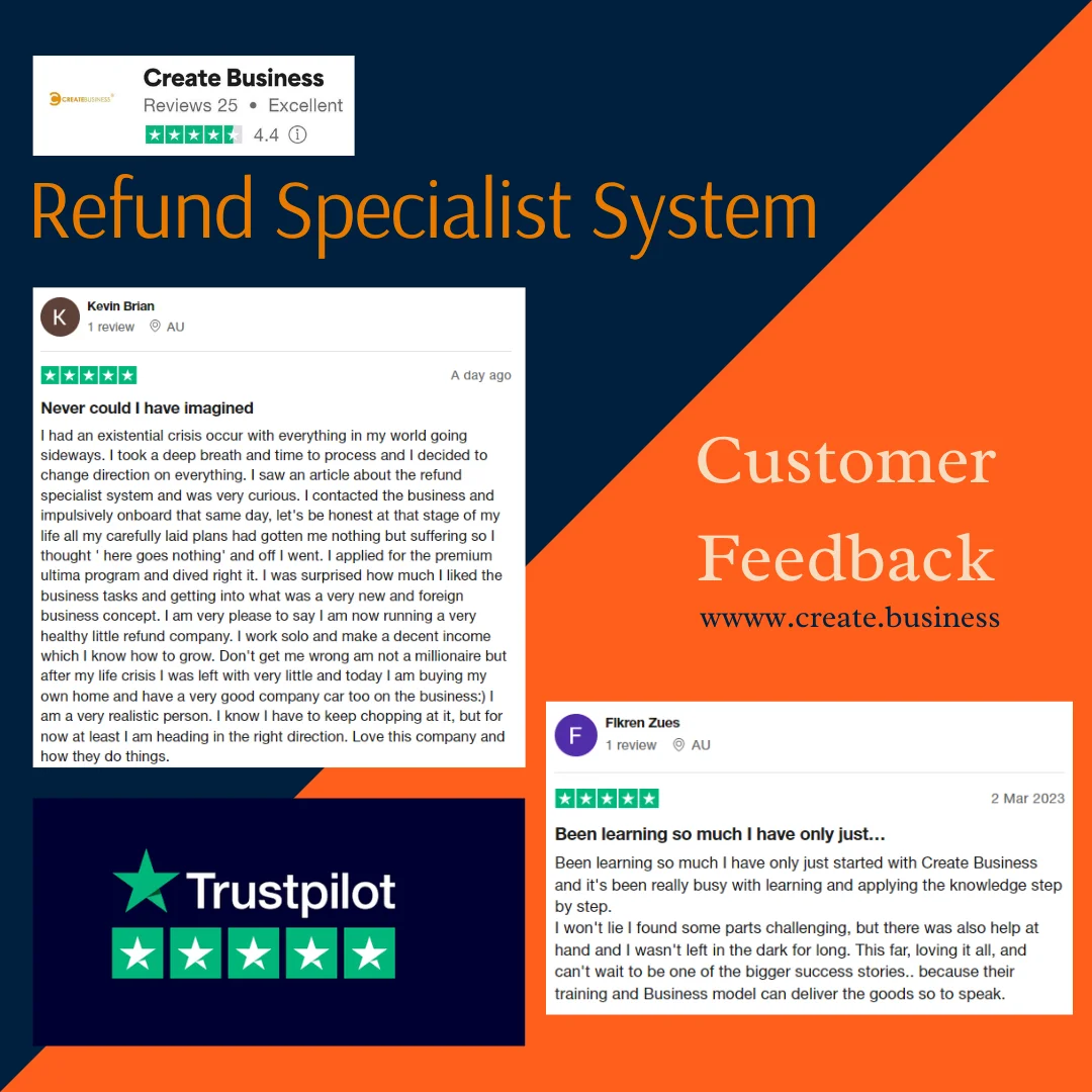 Refund Specialist System Testimonial