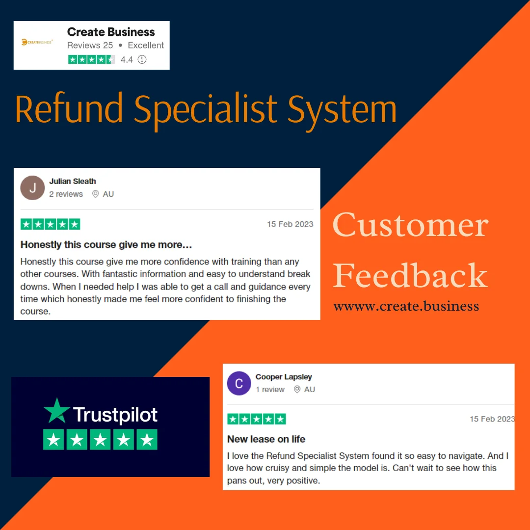 Refund Specialist System Testimonial