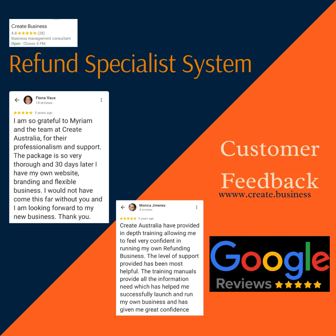 Refund Specialist System Google Review